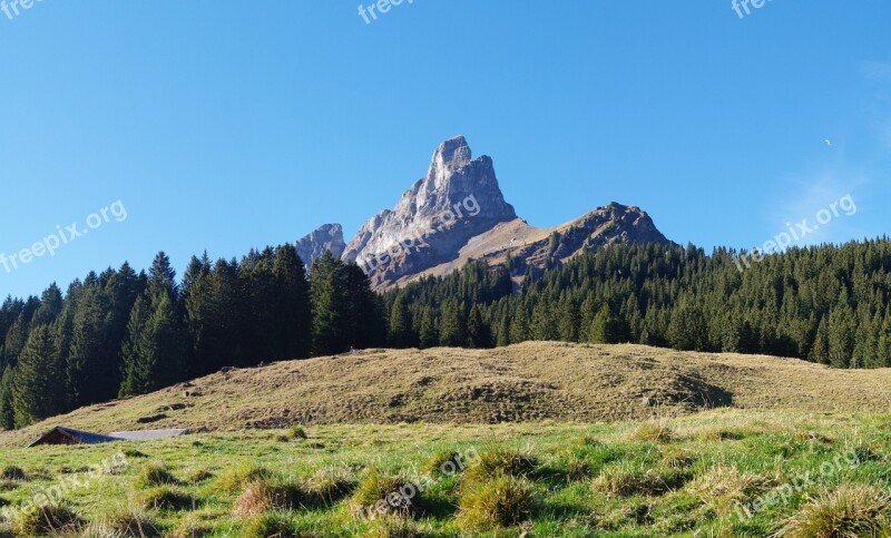 Mountains Glarus Switzerland Höch Turm Glarus Alps