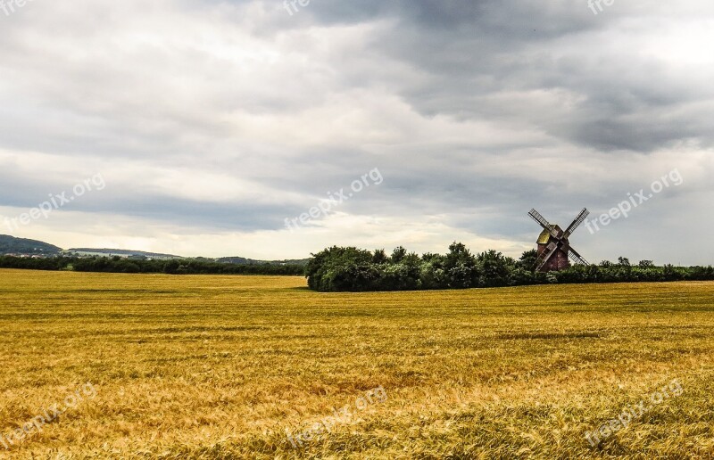 Windmill Old Antique Nostalgia Mill