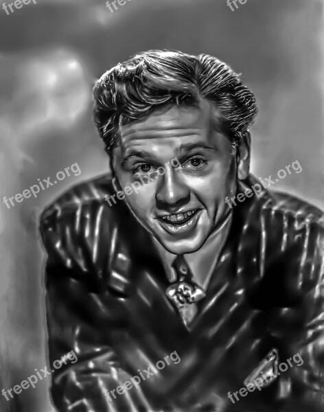 Mickey Rooney Male Portrait Vaudeville Radio