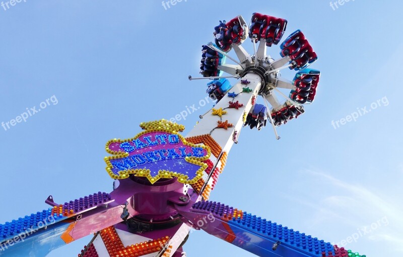 Fair Year Market Hustle And Bustle Looping Somersault