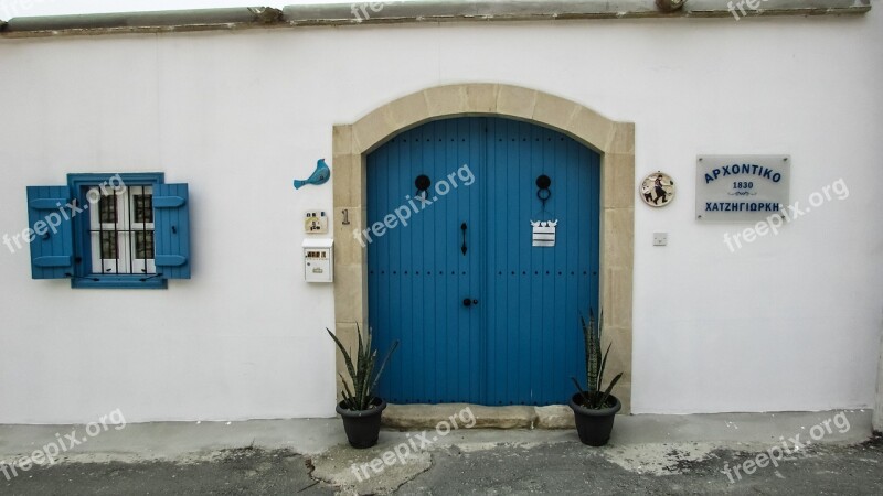 Cyprus Oroklini Old House Architecture Renovated