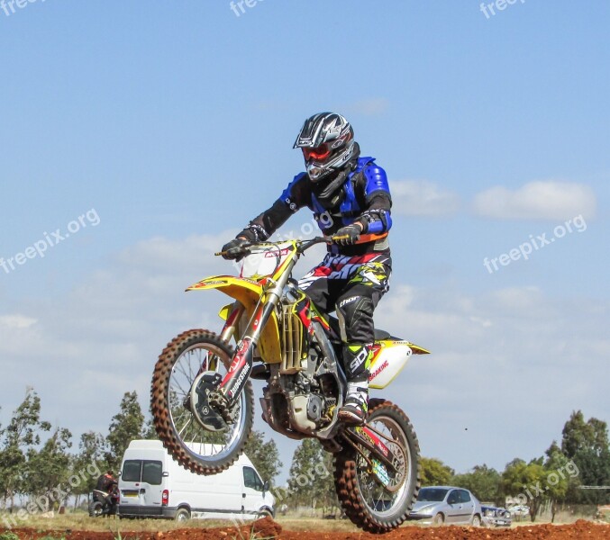 Motocross Sport Extreme Competition Action