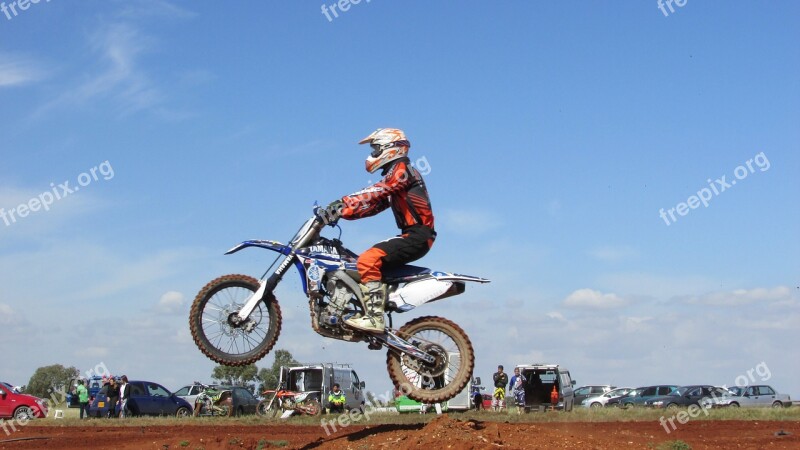 Motocross Sport Extreme Competition Action