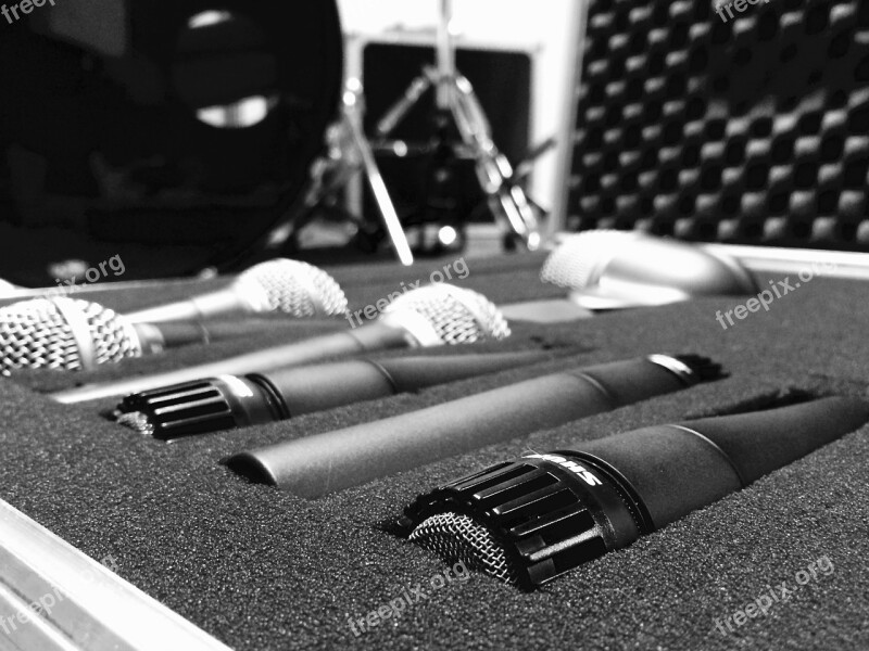 Microphone Luggage Studio Recordings Audio Equipment