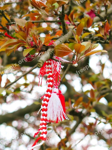 Martenitza Bulgaria Burgas Martenitsa Red