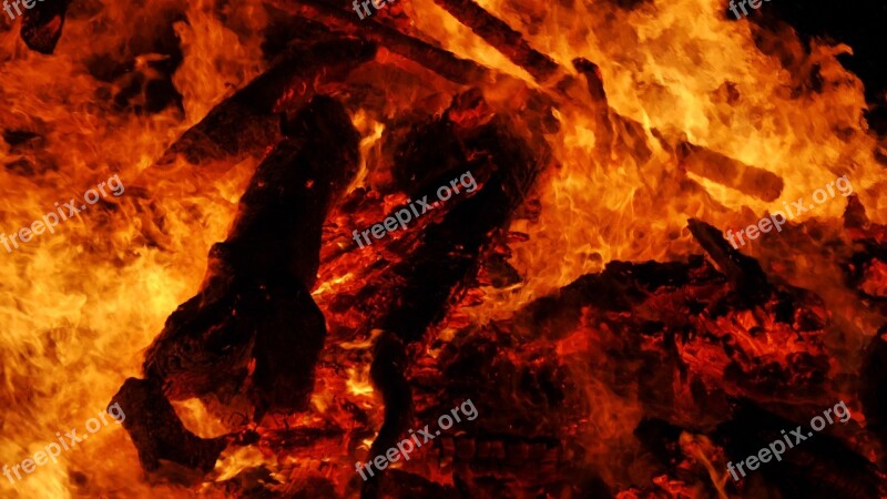 Easter Fire Background Fire Karsamstang Free Photos