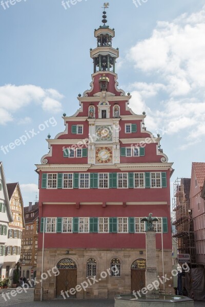 Town Hall Esslingen Historic Center Old Town Hall Free Photos