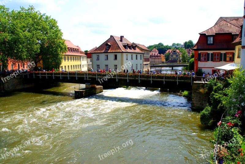 Weir River Bridge Bamberg Water