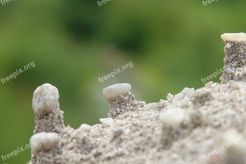 Stone Mound Gravel Sand Quartz