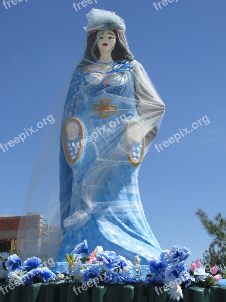 Yemanja Orisha Umbanda Statue Woman