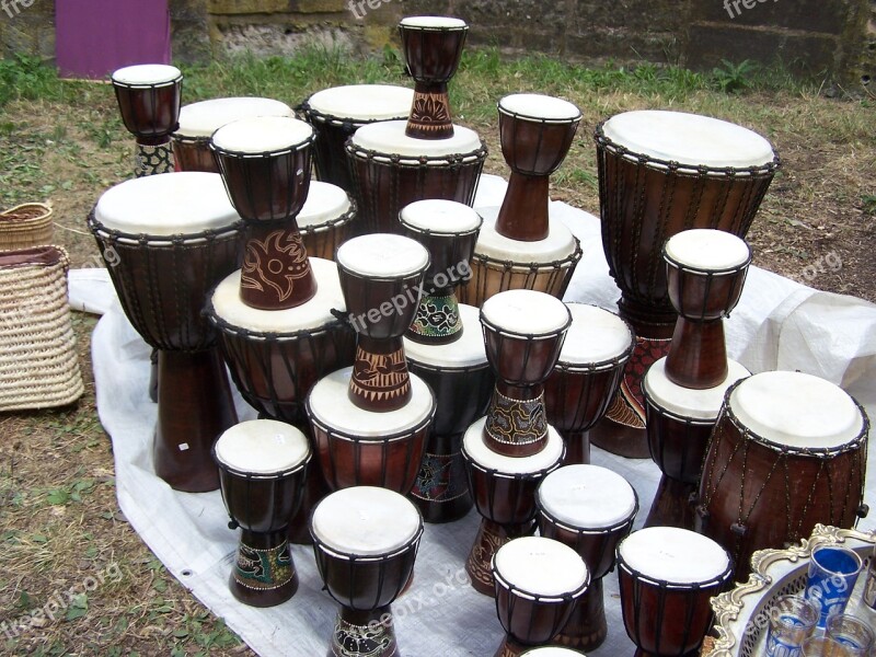 Africa Drum Darabuka Market Instrument