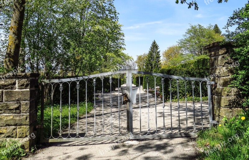 Goal Garden Gate Wrought Iron Antique Old