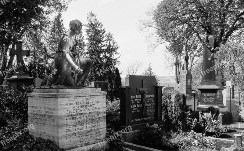 Cemetery Graves Gravestone Grave Stones Grave Figures