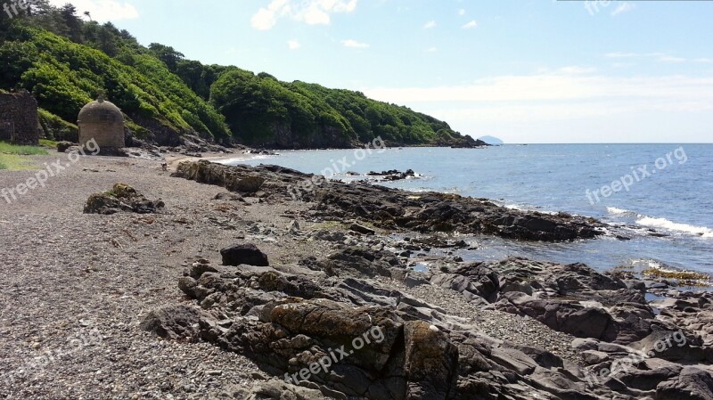 Rocky Beach Rocks Sea Landscape