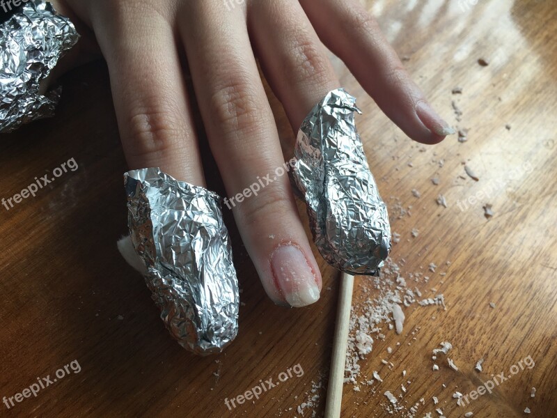 Painting Manicure Beautician Hands Nails