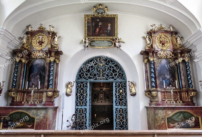 Church Bühl Chapel Inside Interior