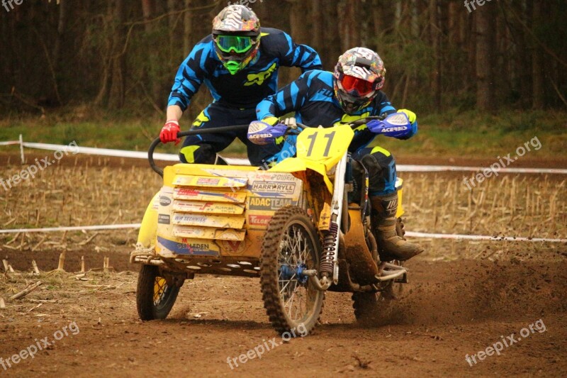 Sidecar Motorcycle Race Motocross Racing