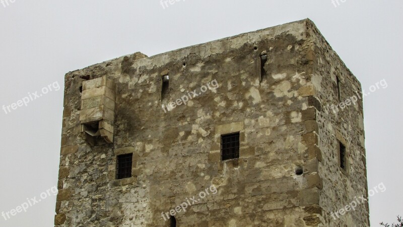 Cyprus Pyla Tower Medieval Architecture