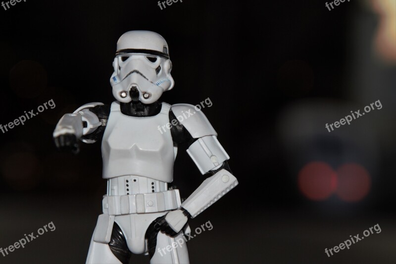 Star Wars Imperial Stormtrooper Toy Figure Science Fiction Combat Suit