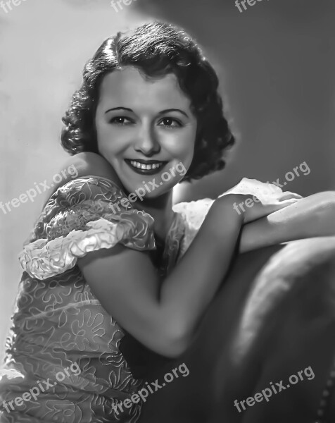 Janet Gaynor Female Portrait Hollywood Actress