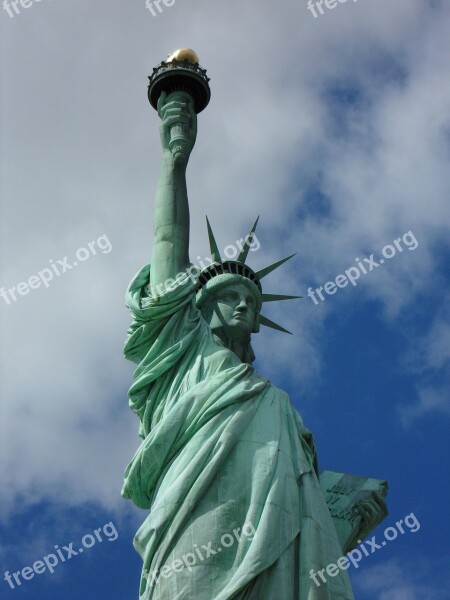 Statue Of Liberty New York America Landmark Monument