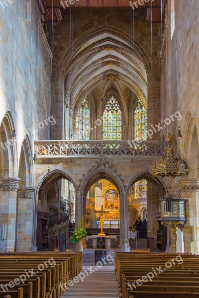 Church Rood Screen Esslingen St Dionys Middle Ages