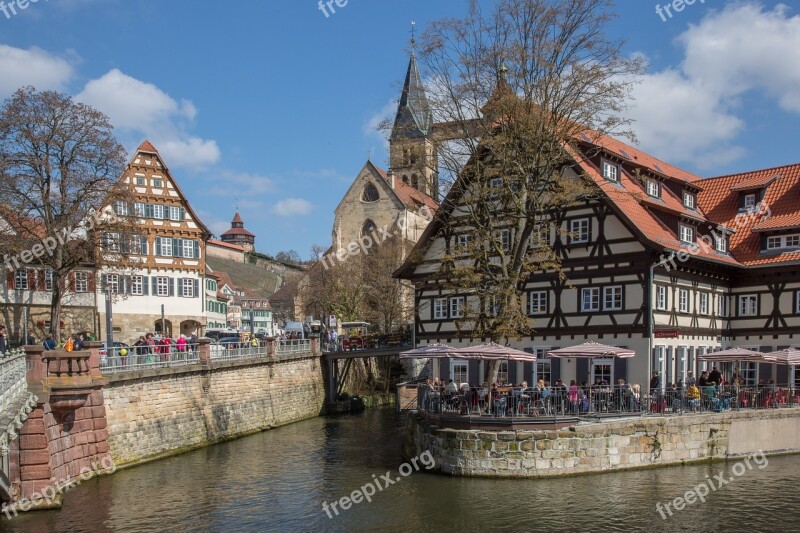 Historic Center Truss Esslingen Fachwerkhäuser Free Photos