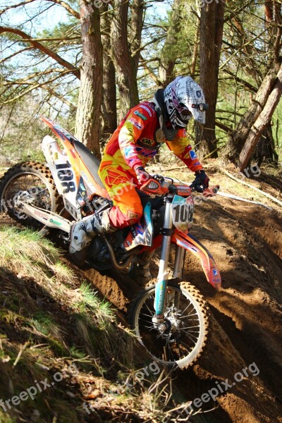 Motocross Enduro Motorcycle Race Driver