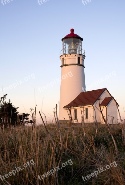 Lighthouse Bandon Oregon Coast Ocean