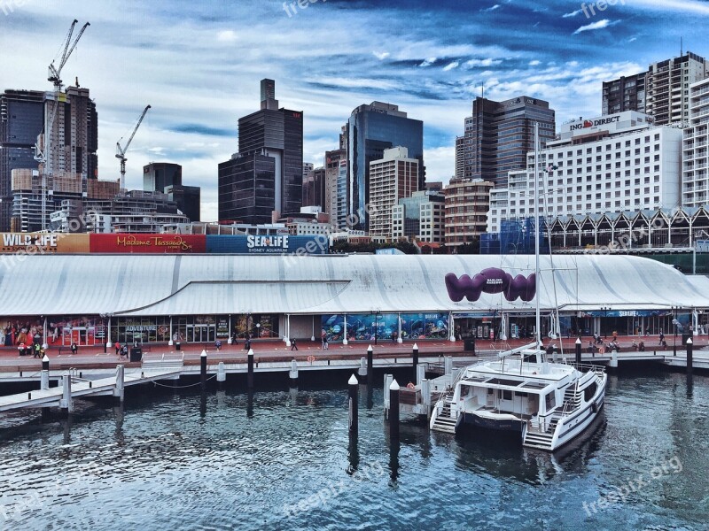 Harbour Darling Harbour Australia Sydney Water