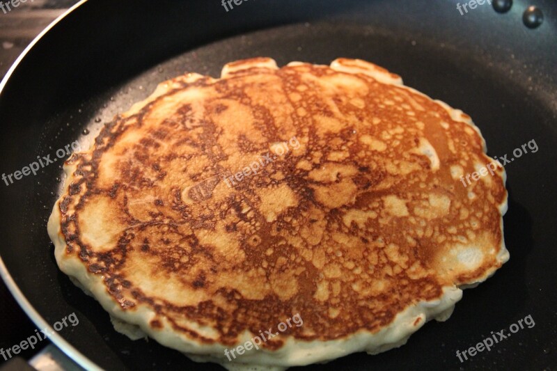 Breakfast Pancake Golden Free Photos