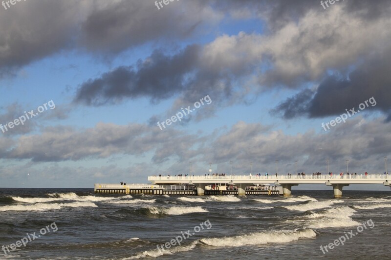 Baltic Sea Beach Poland Kołobrzeg Free Photos