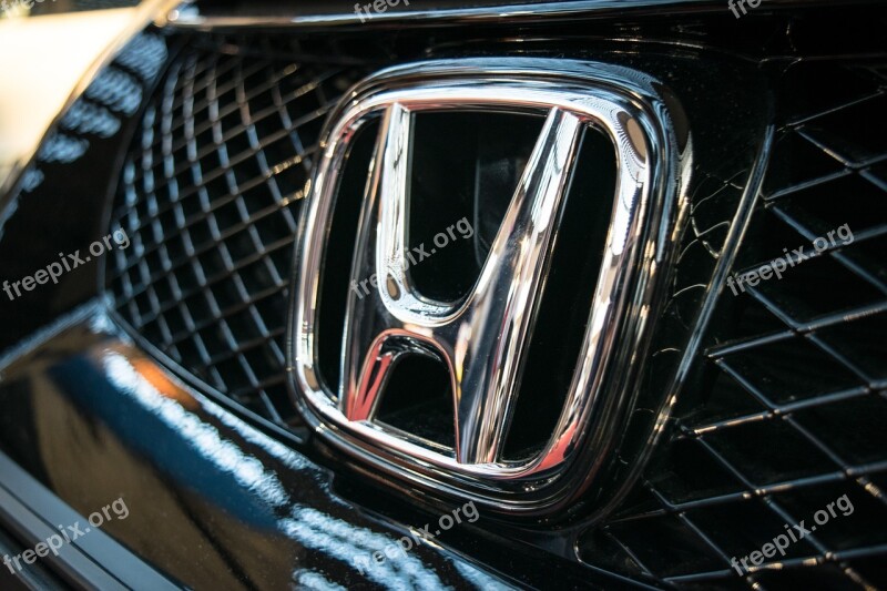 Honda Logo Car Modern Transport