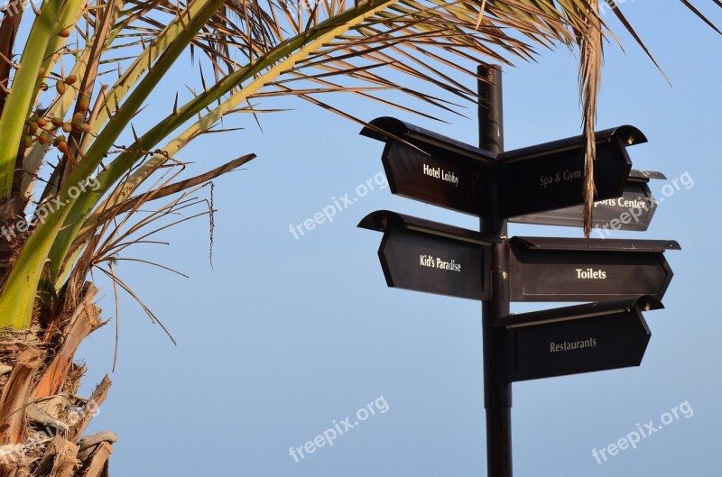 Directory Beach Signpost Signs Free Photos