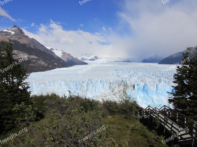 Glacier Frozen River Ice Cold Ice Cream