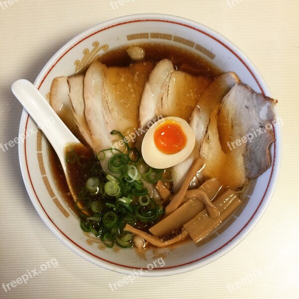 Ramen Soy Sauce Cuisine Free Photos