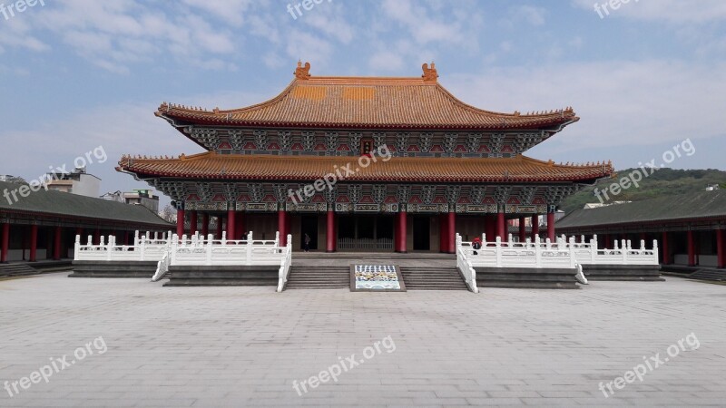 China Wind Construction Confucian Temple Free Photos