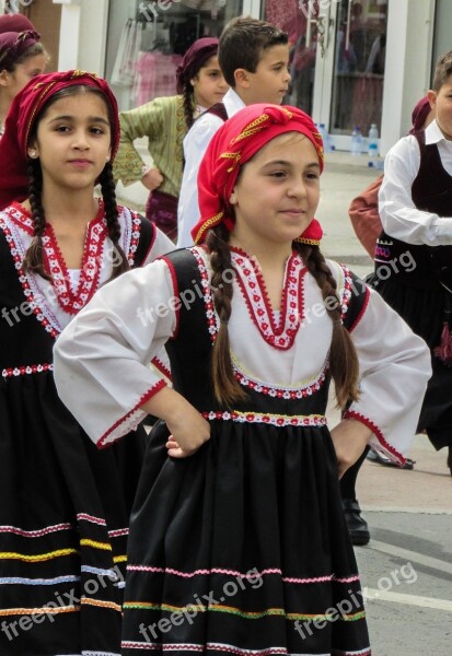 Greek Independence Day Parade Kids Marching Traditional