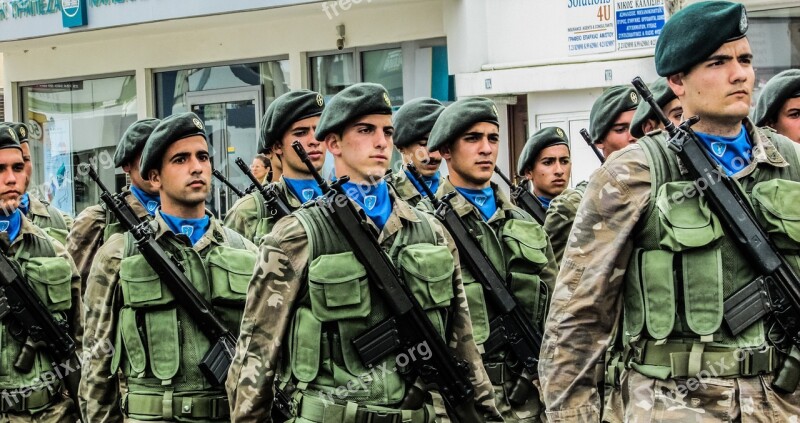 Greek Independence Day Parade Military Soldiers Army