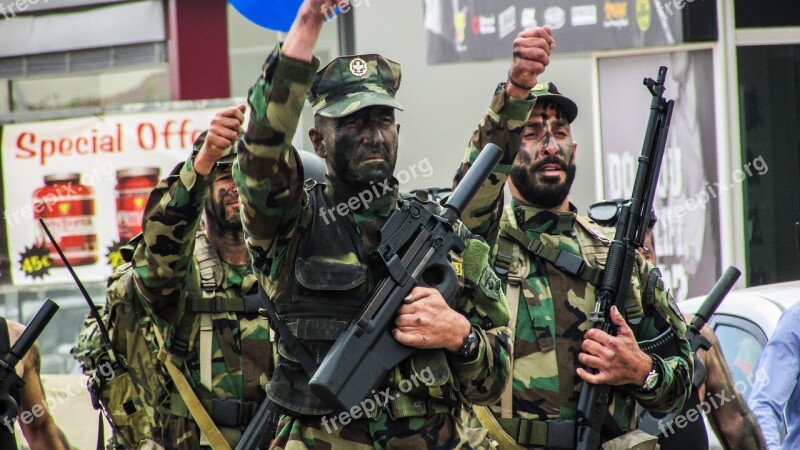 Greek Independence Day Parade Military Veterans Soldiers