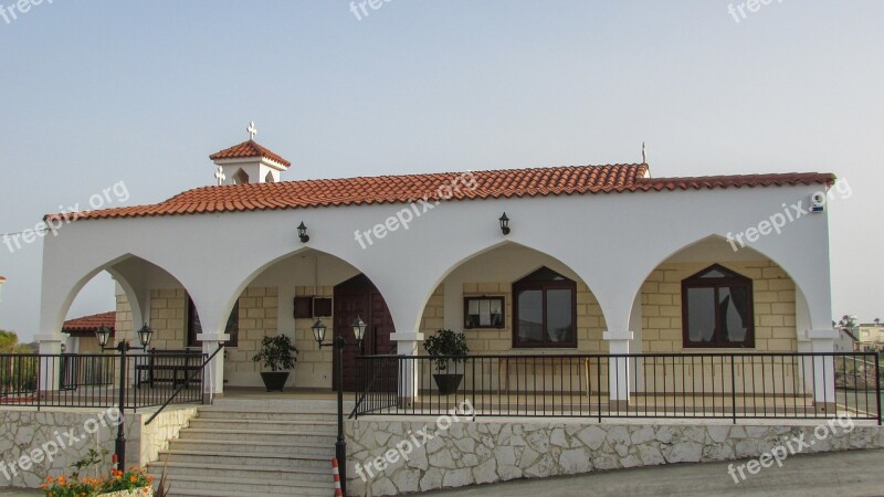 Cyprus Paralimni Chapel Architecture Orthodox