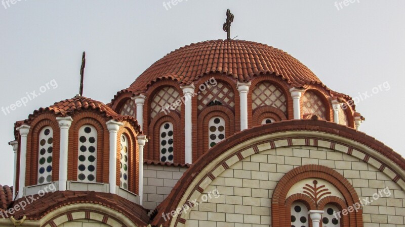 Cyprus Paralimni Ayia Varvara Church Architecture