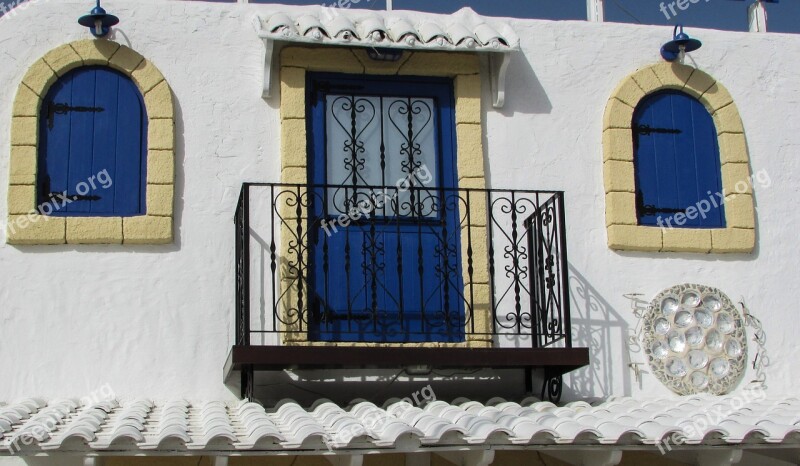 Cyprus Ayia Napa Tavern Ornamentation Balcony