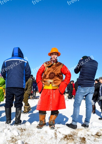 Men Winter Mongolia Clothing Fashion