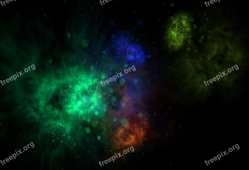 Space Colorful Color Galaxy Universe