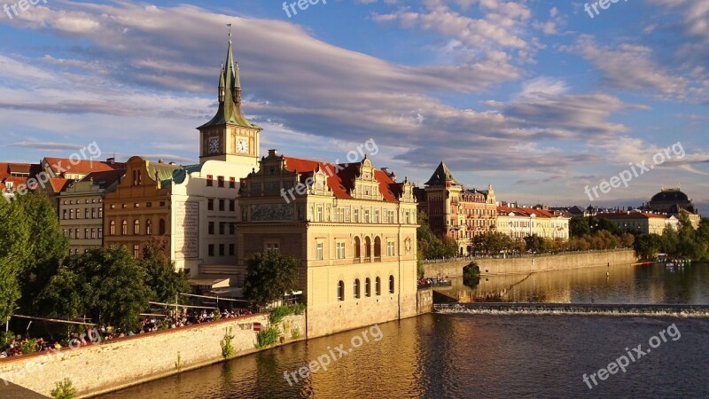 Czech Republic Prague Moldova Architecture Prague Castle