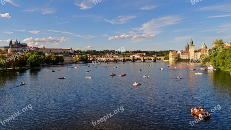 Czech Republic Prague Moldova Architecture Prague Castle