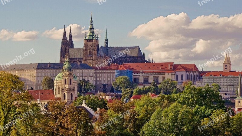 Czech Republic Prague Moldova Architecture Prague Castle