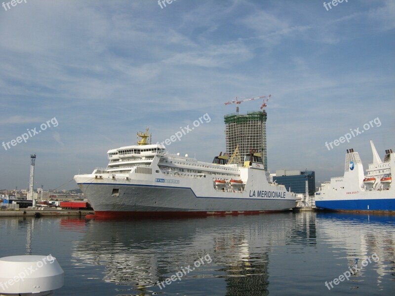 Marseille Mediterranean Port Free Photos