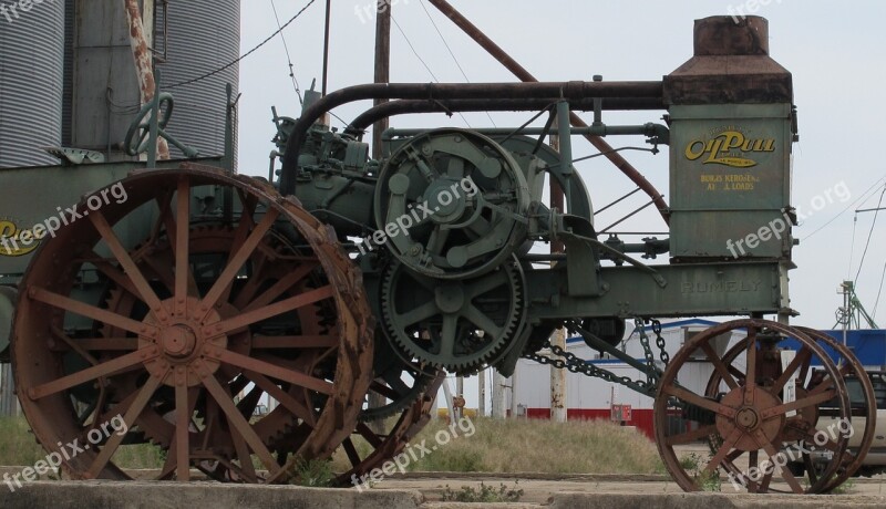 Steam Steam Tractor Tractor Machine Agriculture